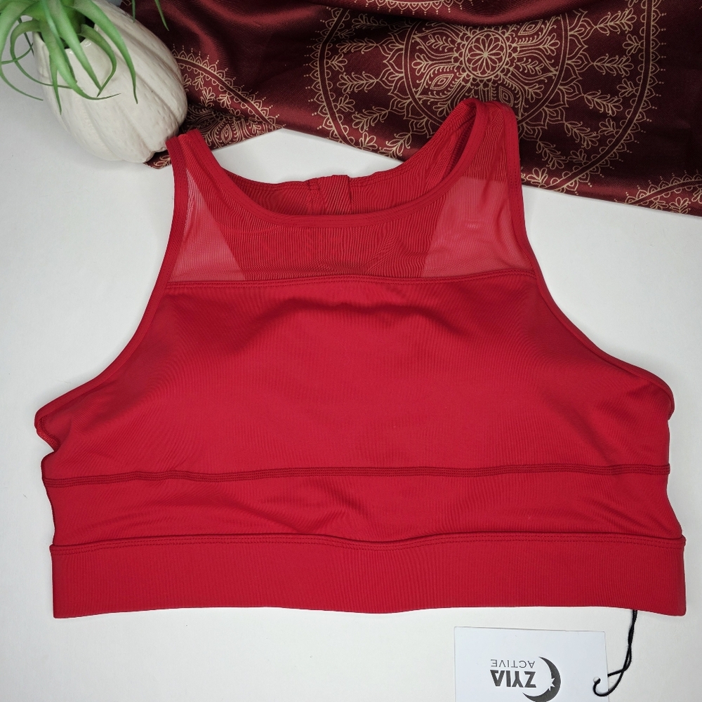 Zyia Red All Star Bra Size XXXL NWT
